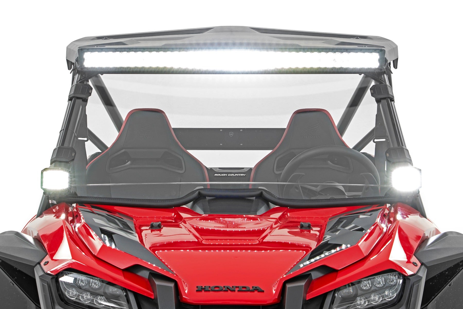 LED Light Kit | Front Mount | 40" Black Dual Row | Honda Talon 1000