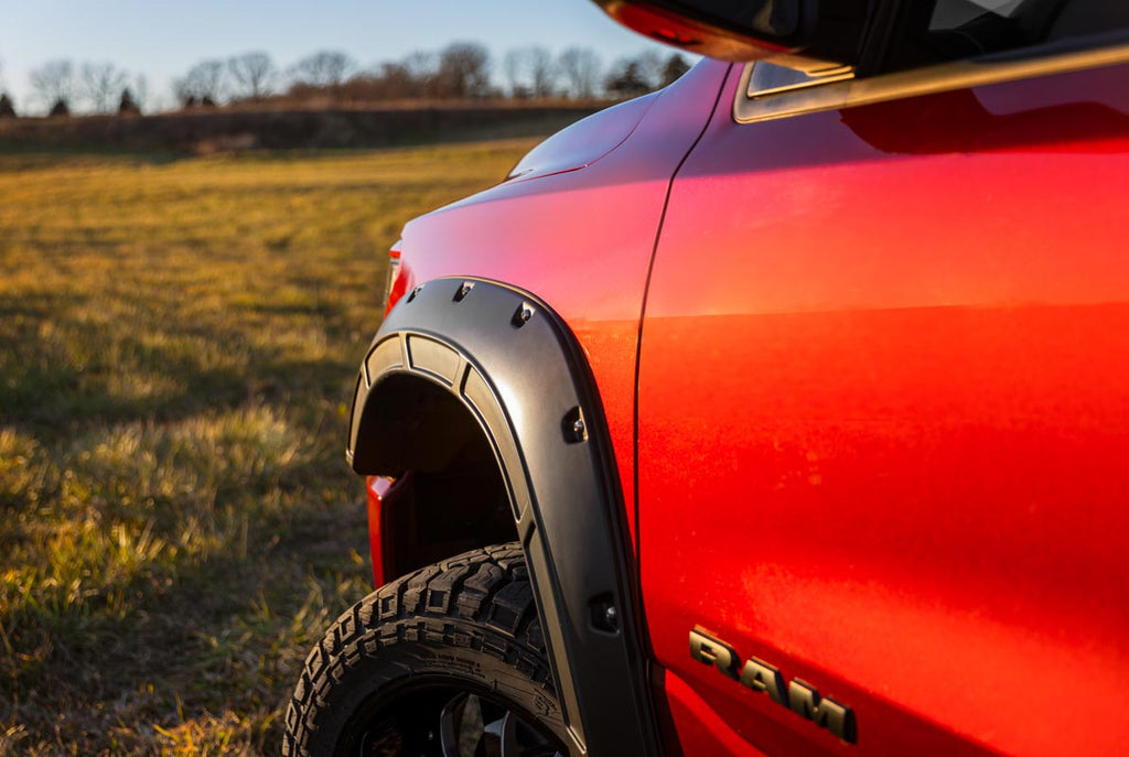 Defender Fender Flares | PR4 Flame Red | Ram 1500 2WD/4WD (2019-2024)