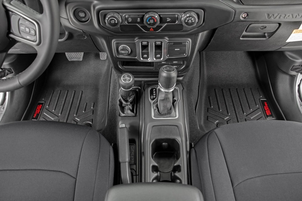 Floor Mats | FR | 2 Door | Jeep Gladiator JT (20-26)/Wrangler JL (18-26)/Wrangler Unlimited (18-26)