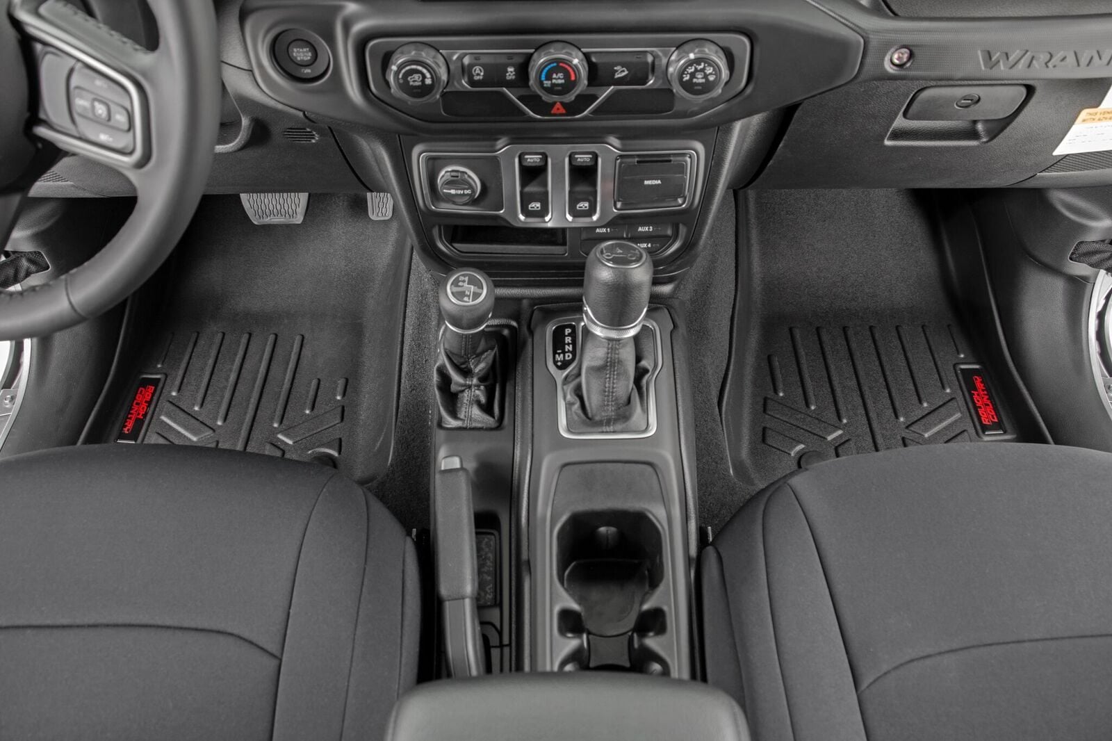 Floor Mats | FR | 2 Door | Jeep Gladiator JT (20-26)/Wrangler JL (18-26)/Wrangler Unlimited (18-26)