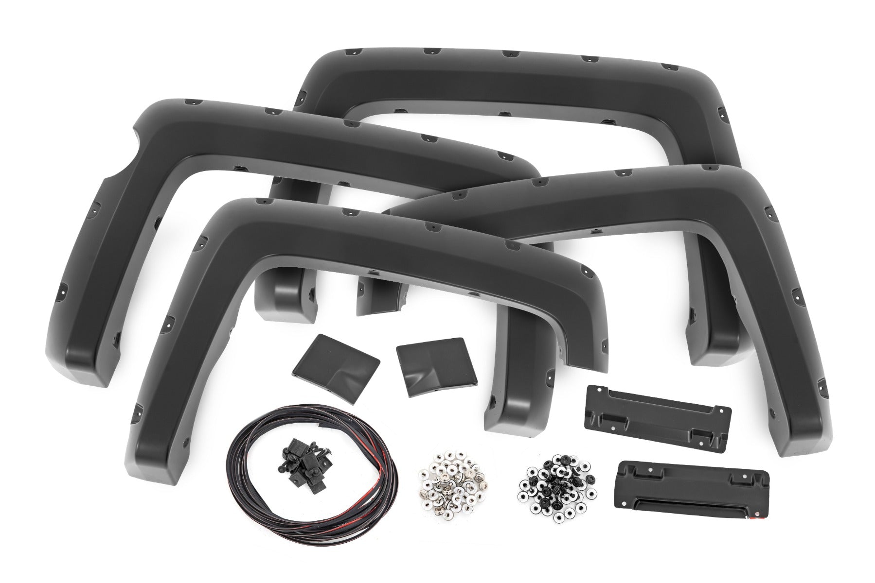 Pocket Fender Flares | 5'9" Bed | GB8 Mosaic Black | Chevy Silverado 1500 (14-18 & Classic)