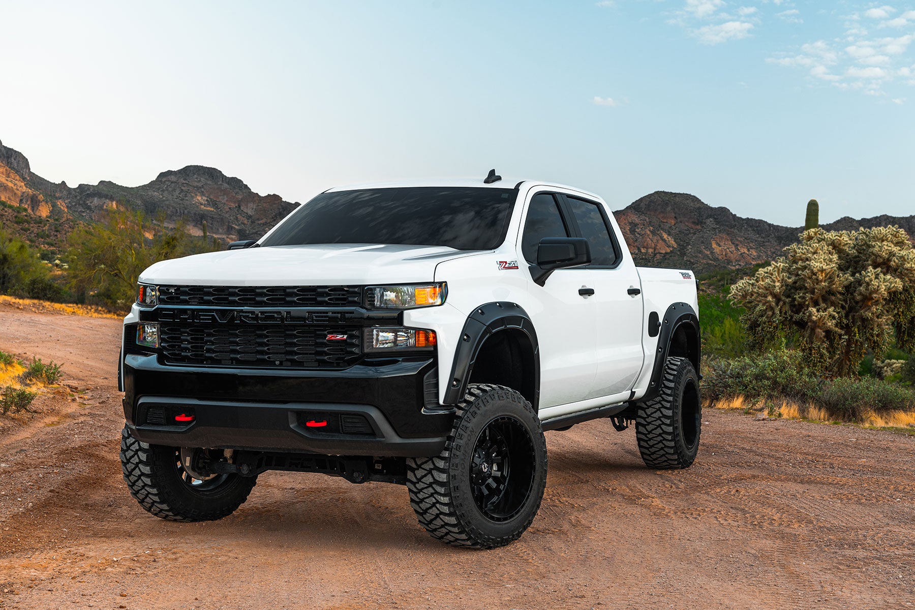 Defender Fender Flares | GCN Victory Red | Chevy Silverado 1500 (19-26)