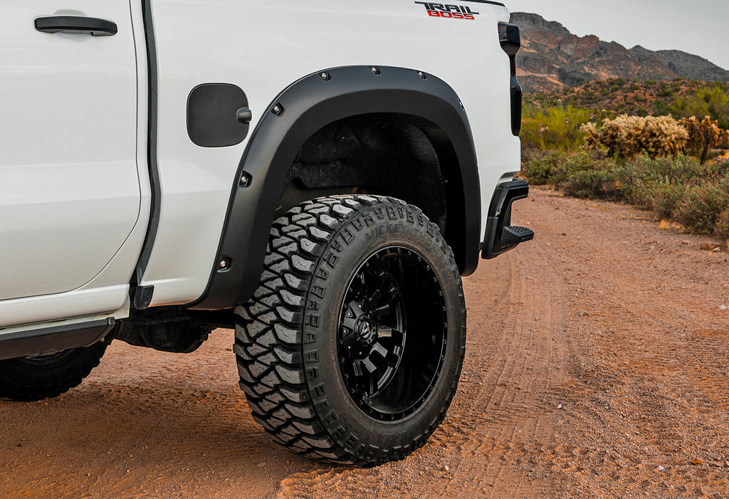Pocket Fender Flares | GA0 Northsky Blue | Chevy Silverado 1500 (22-26)