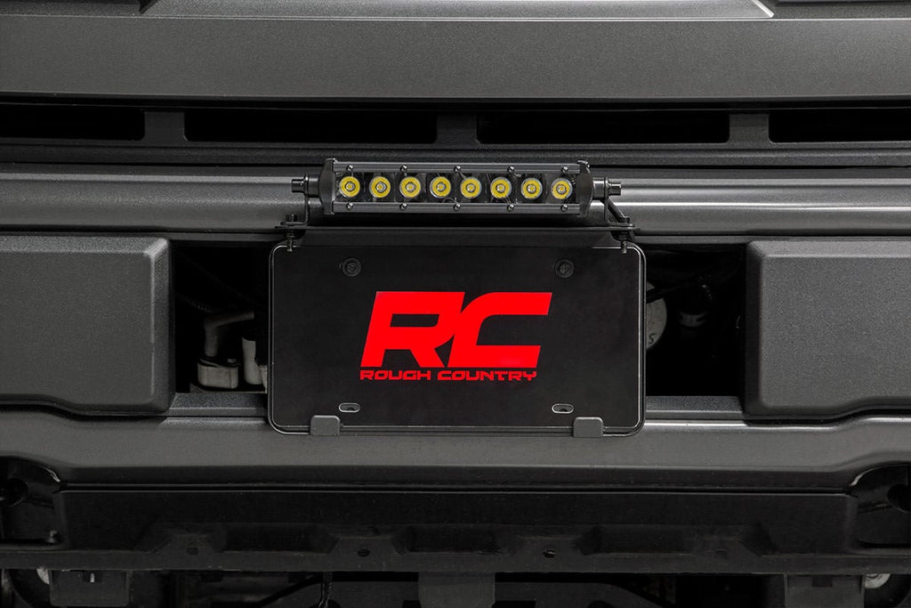 8 Inch Black Series LED Light Bar | Single Row | Cool White DRL