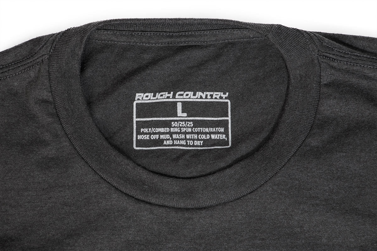 Rough Country T-Shirt | American Flag | Blue | XL