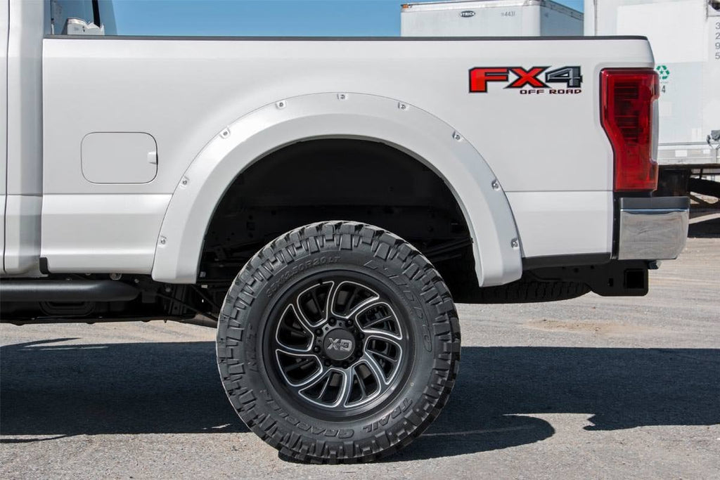Pocket Fender Flares | JS Iconic Silver | Ford F-250/F-350 Super Duty (17-22)