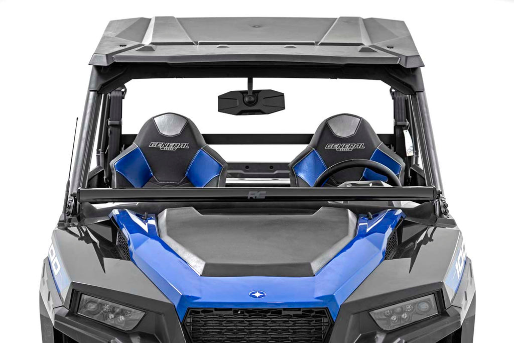 LED Light Kit | Lower Windshield | 50" Black Single Row | White DRL | Polaris General XP 4 1000