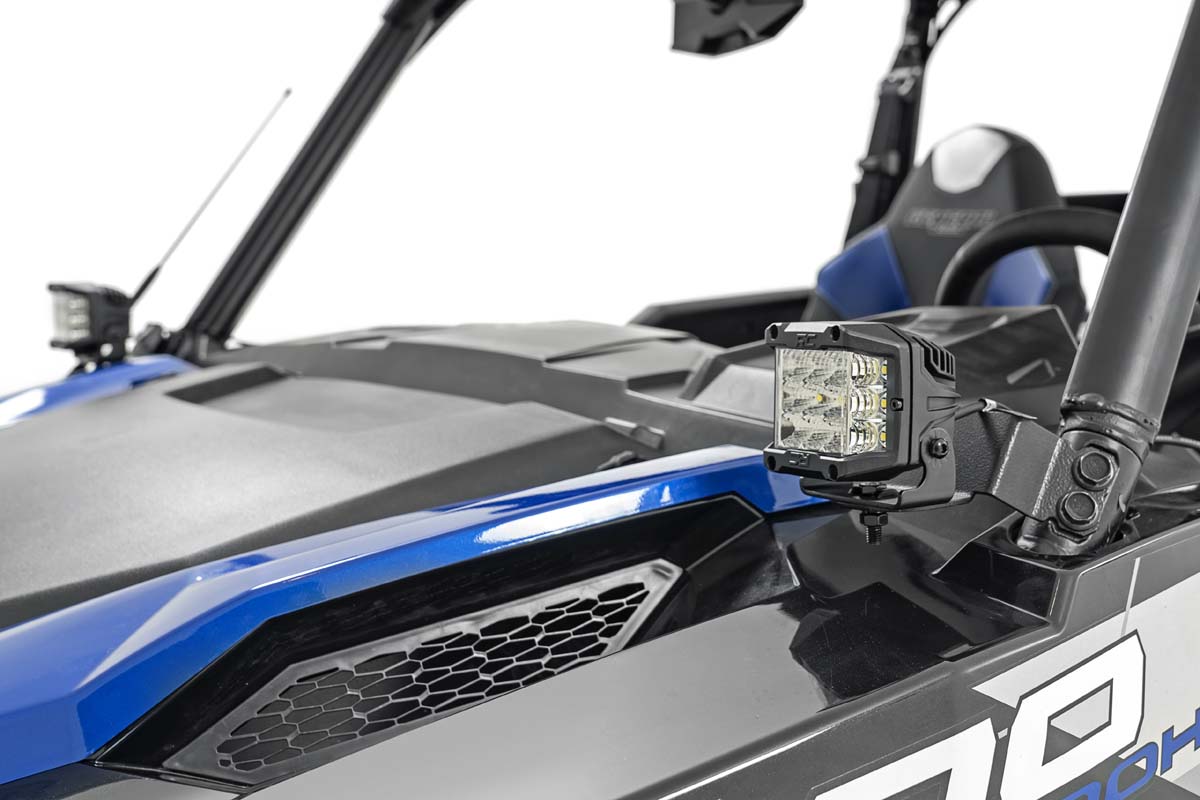 LED Light Kit | Cage Mount | 3" OSRAM | Wide Angle | Polaris General XP 4 1000
