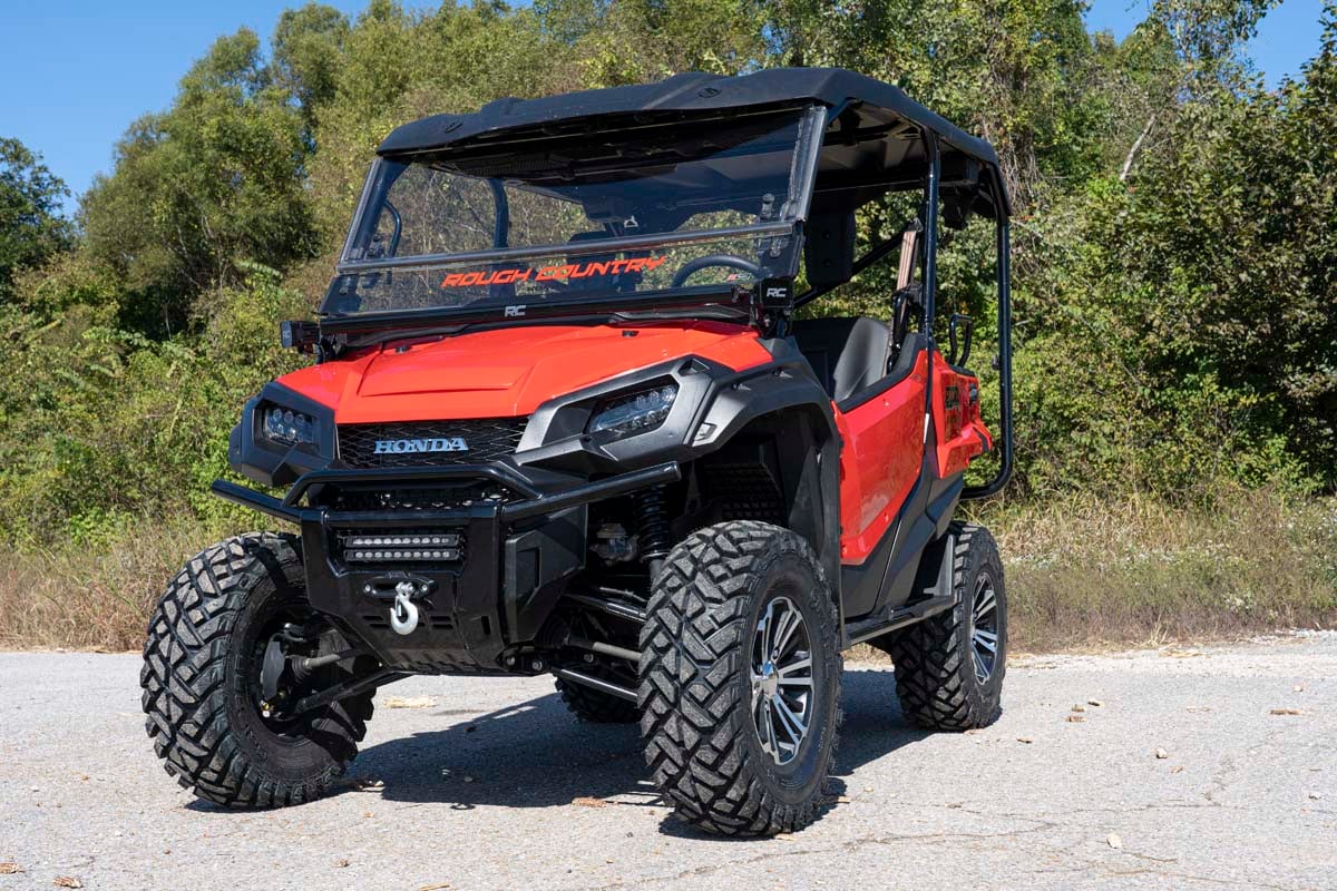 LED Light Kit | Cage Mount | 50" Black Single Row | Honda Pioneer 1000/Pioneer 1000-6