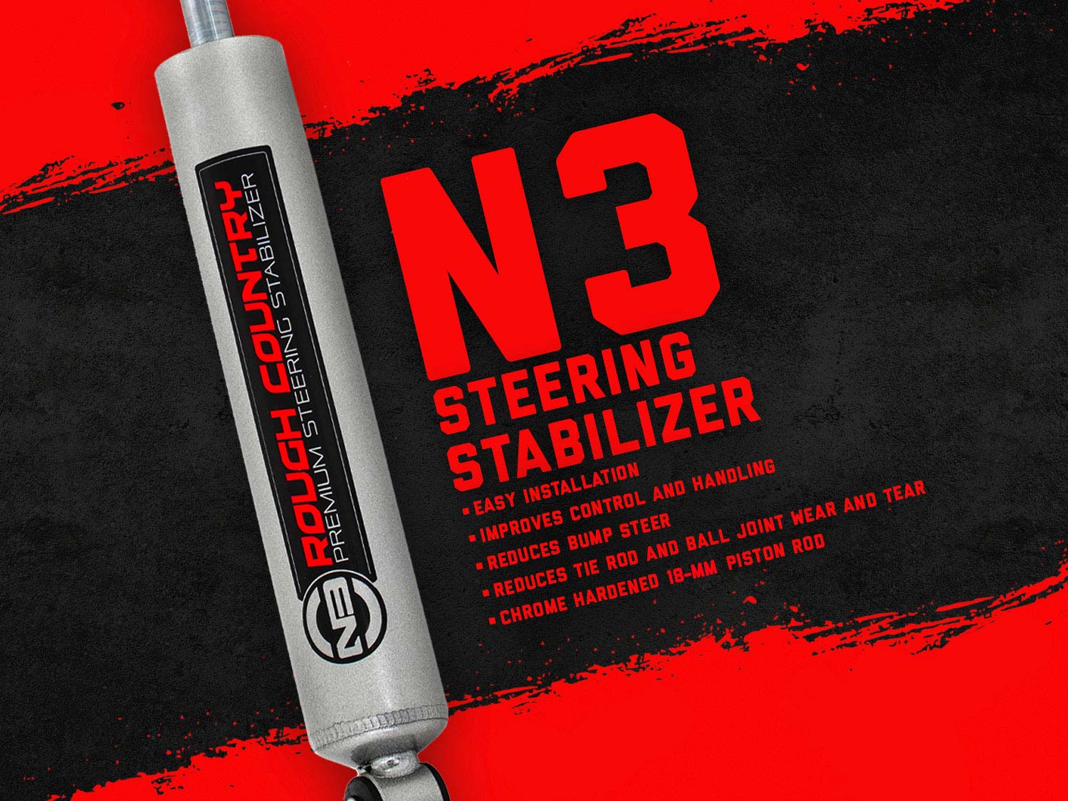 GM N3 Steering Stabilizer | 4-6 Inch Lift | Chevy Half-Ton Suburban (92-99)/Tahoe (95-99)