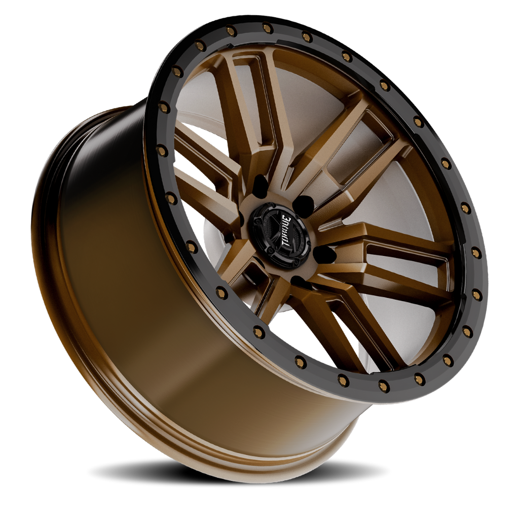 Torque Pritchett | Bronze w/Black Lip | 17x9 | 6x5.5 | 0mm